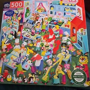 Eeboo What's Cooking 500 Piece Puzzle 23" x 23"